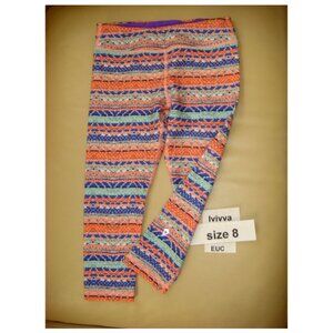 Ivivva Girl by Lululemon 🍋 crop rhythmic leggings size 8